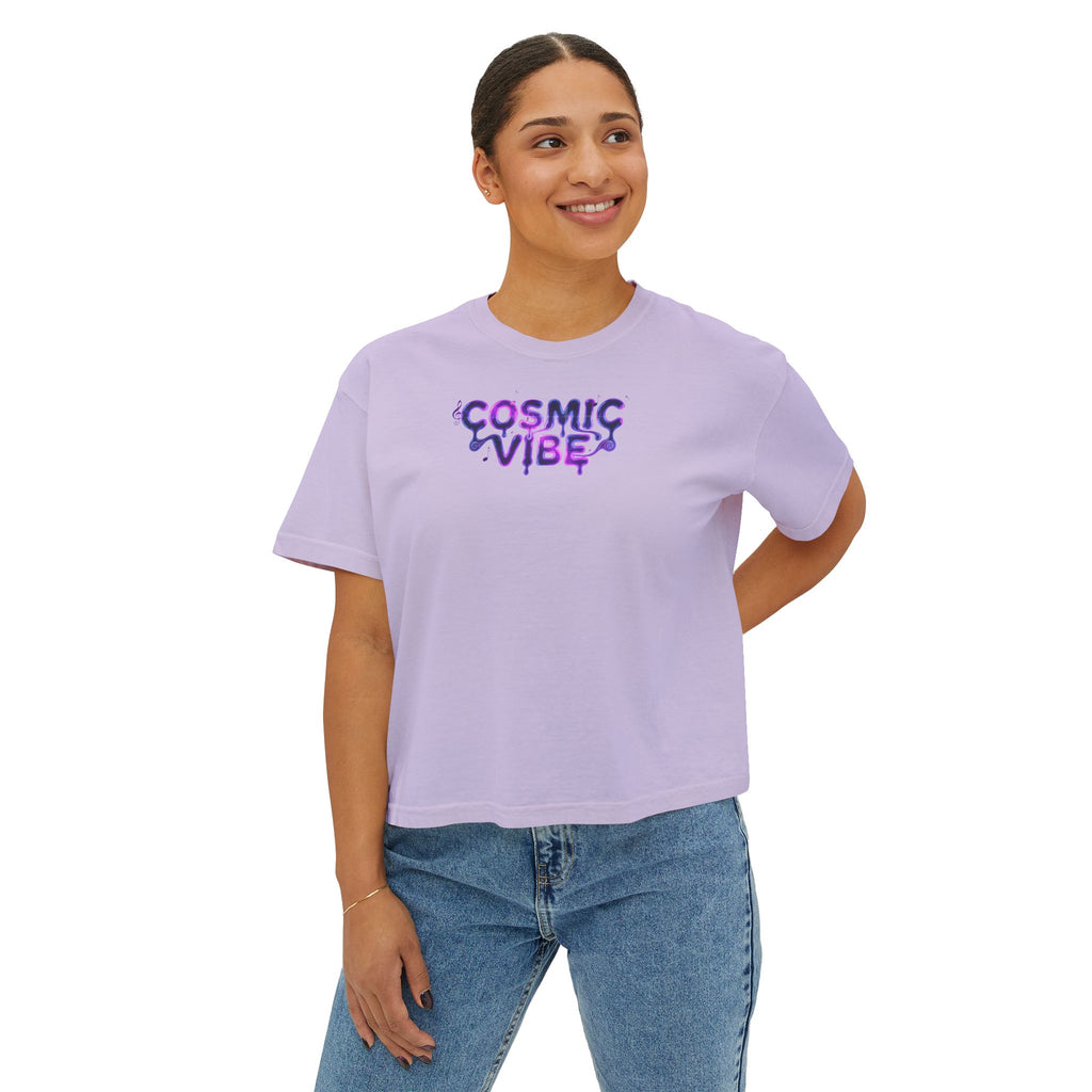 Psychedelic Vibe Boxy Tee