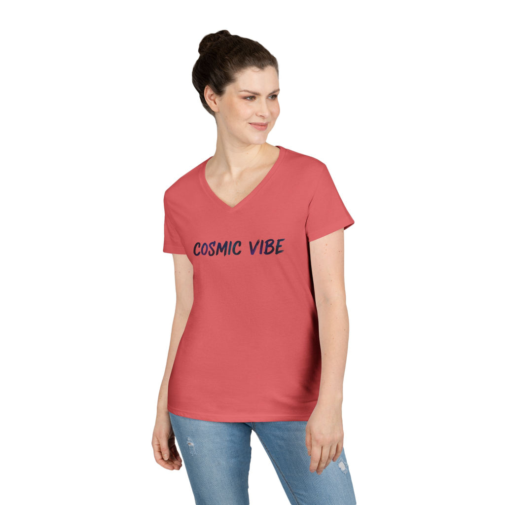 Brush Logo  V-Neck