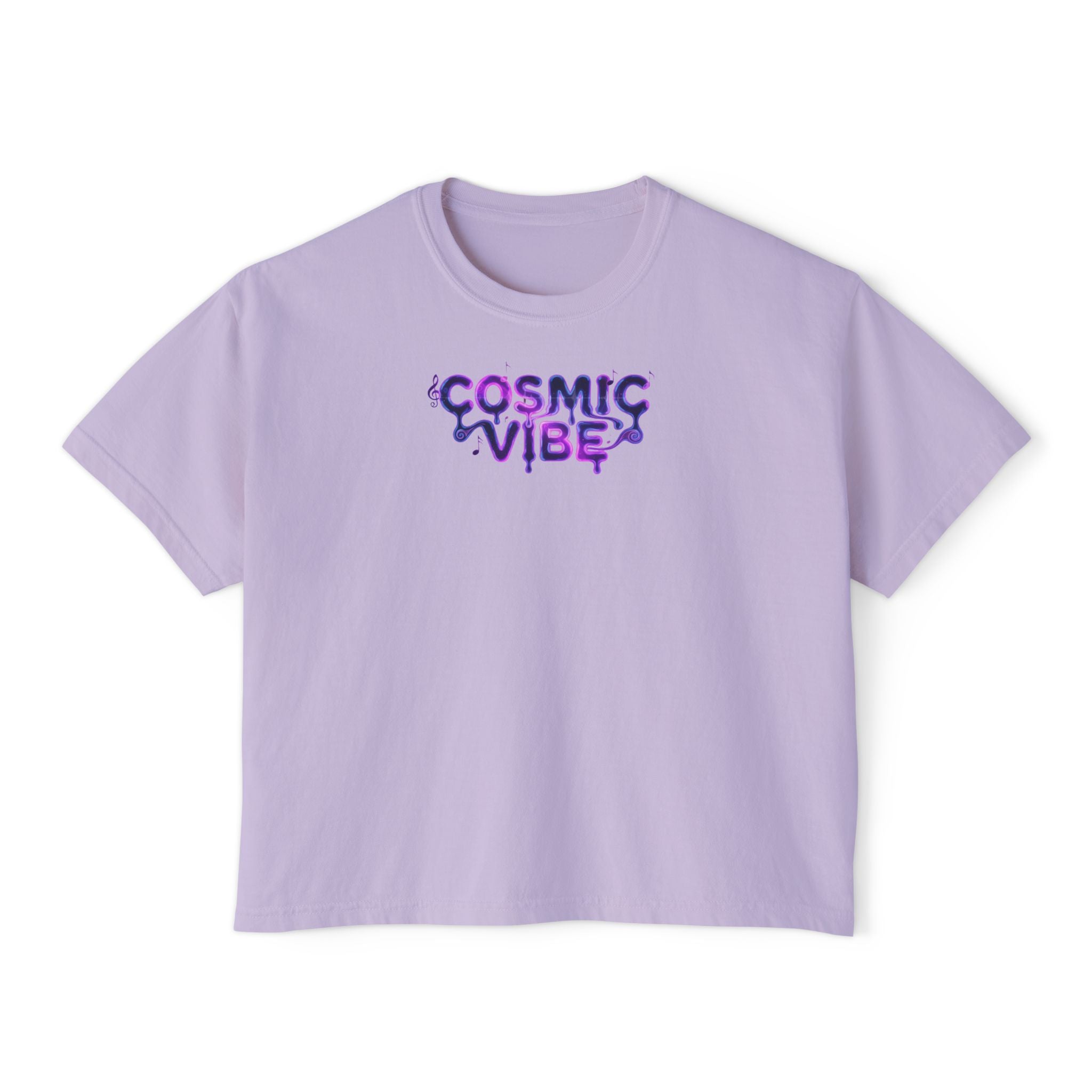 Psychedelic Vibe Boxy Tee