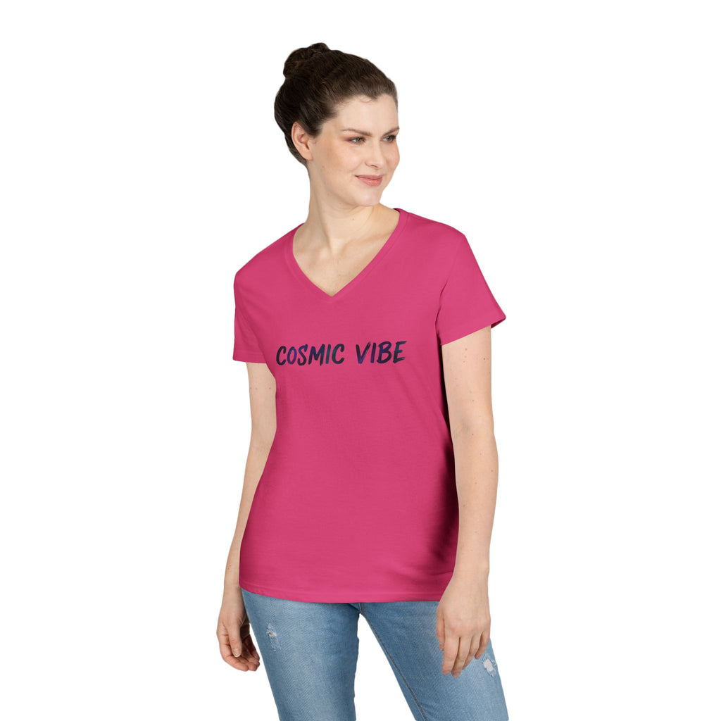Brush Logo  V-Neck
