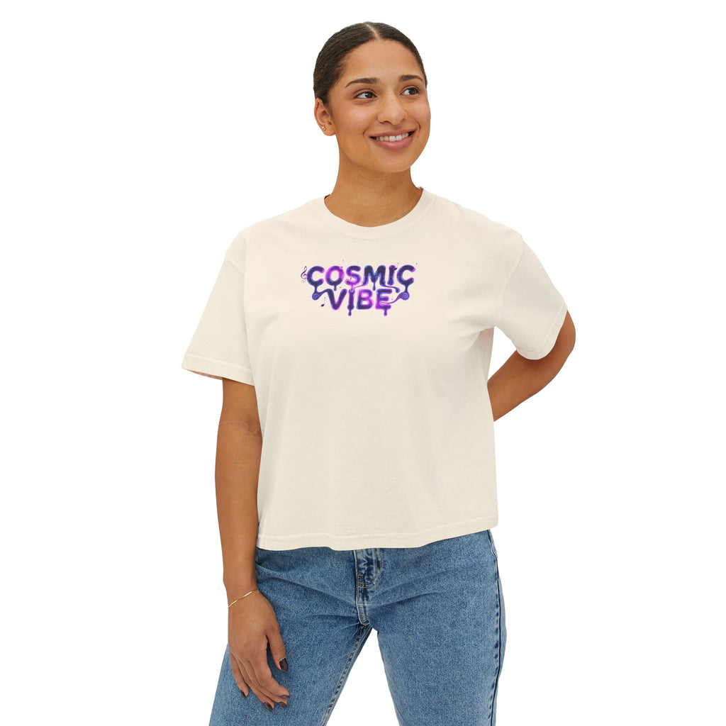 Psychedelic Vibe Boxy Tee