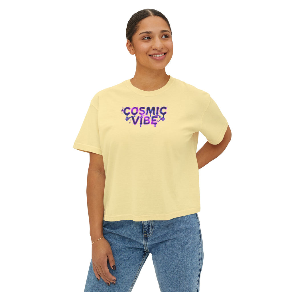 Psychedelic Vibe Boxy Tee