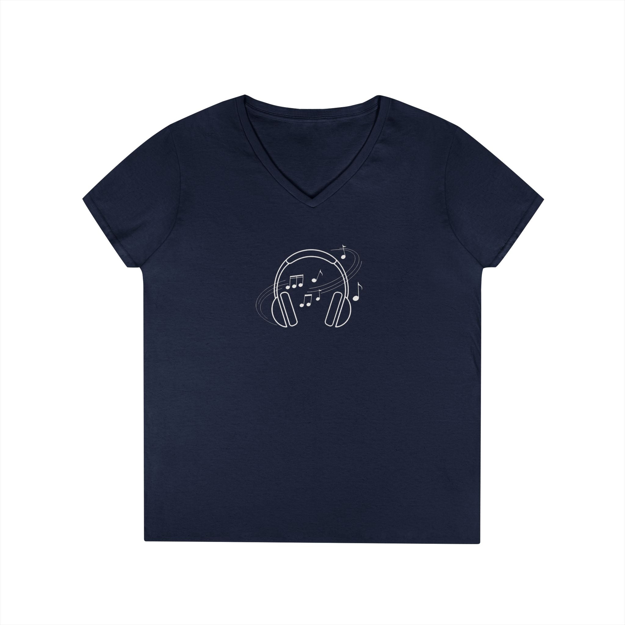 Music Headphones V-Neck
