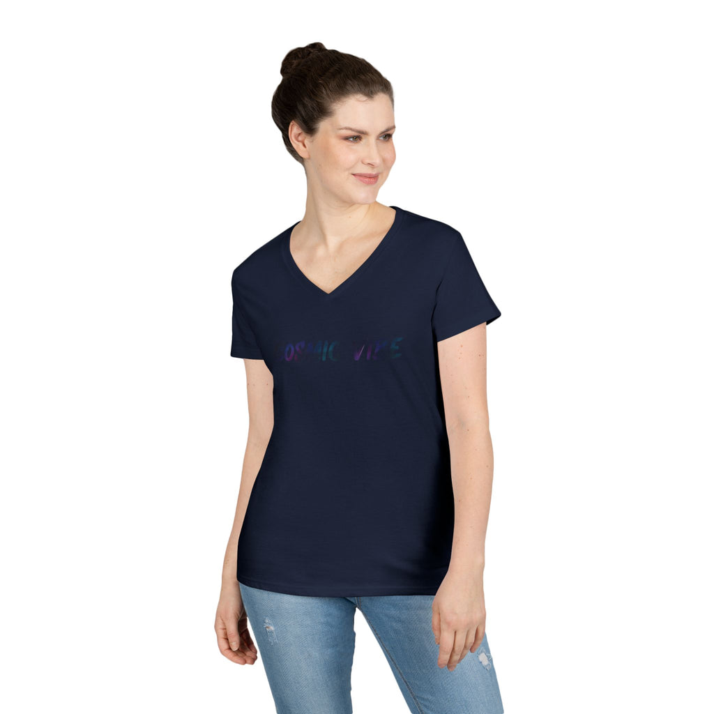 Brush Logo  V-Neck