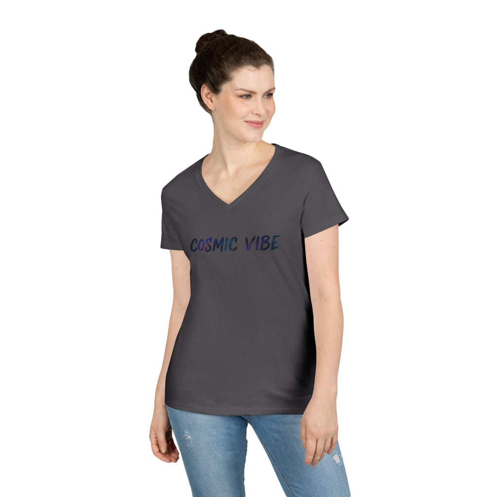 Brush Logo  V-Neck