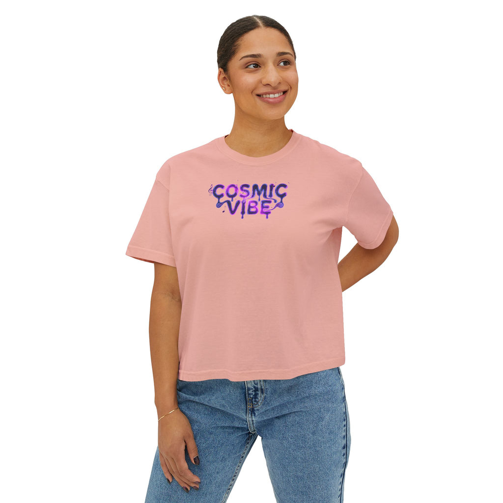 Psychedelic Vibe Boxy Tee