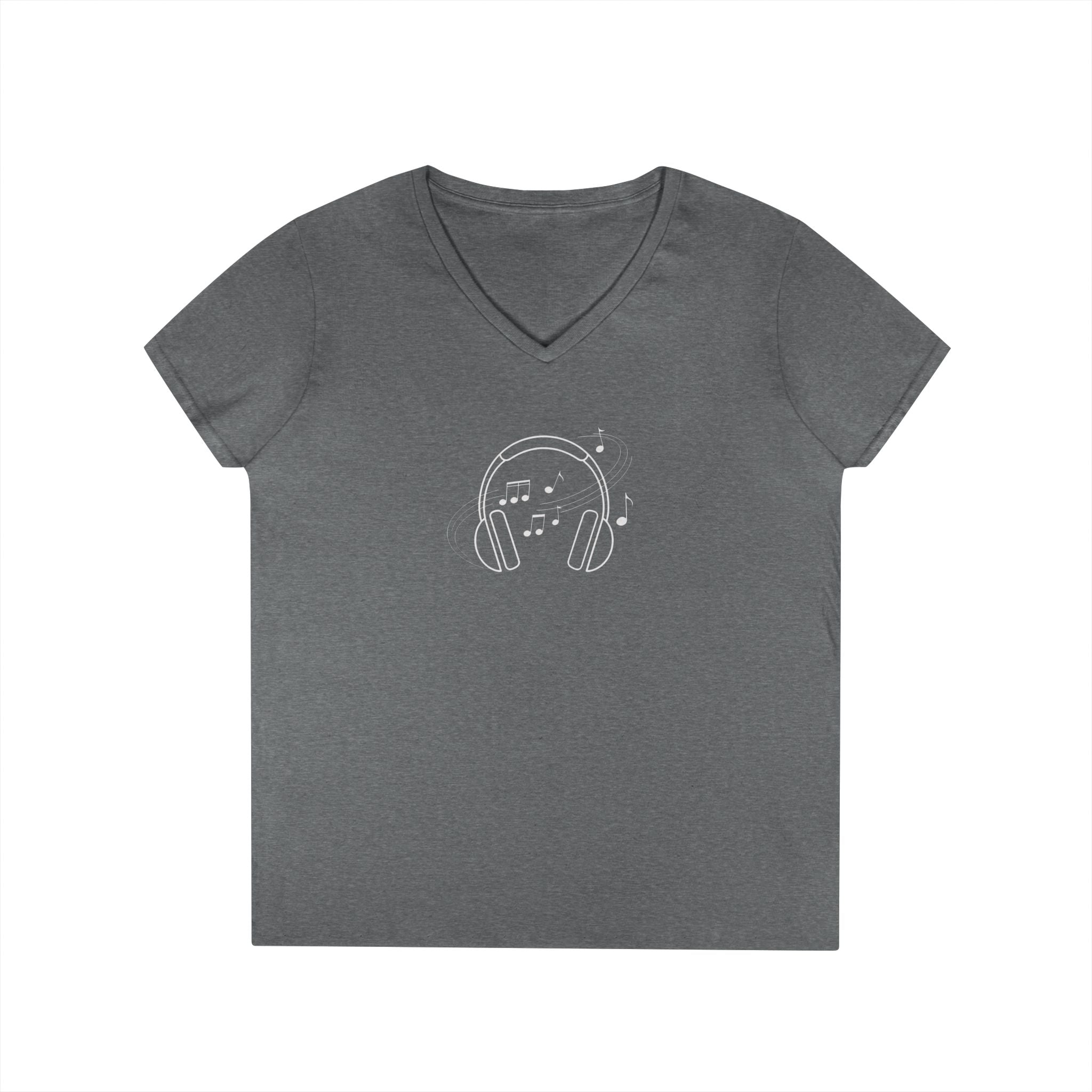 Music Headphones V-Neck