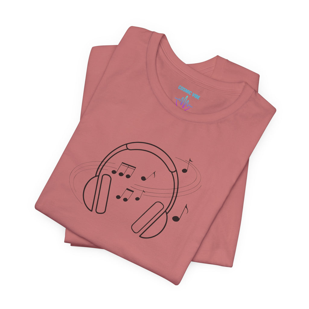 Music Headphones black logo