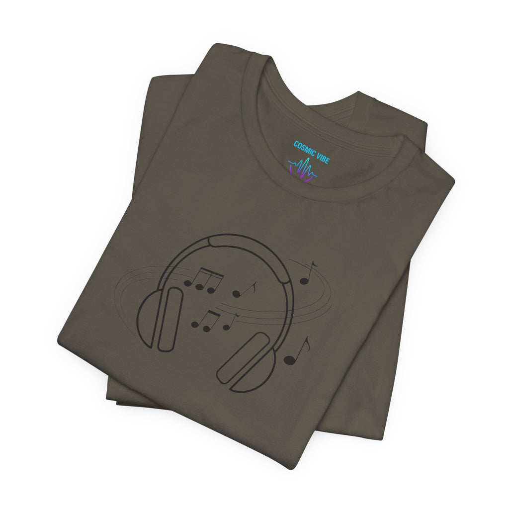 Music Headphones black logo