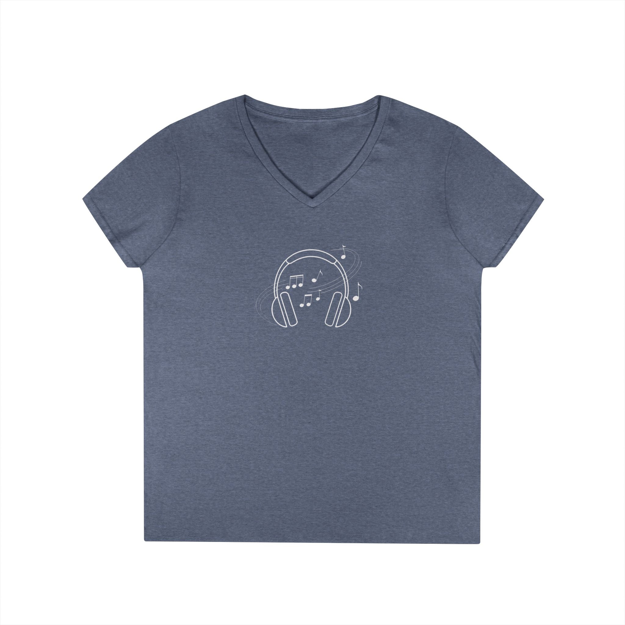 Music Headphones V-Neck