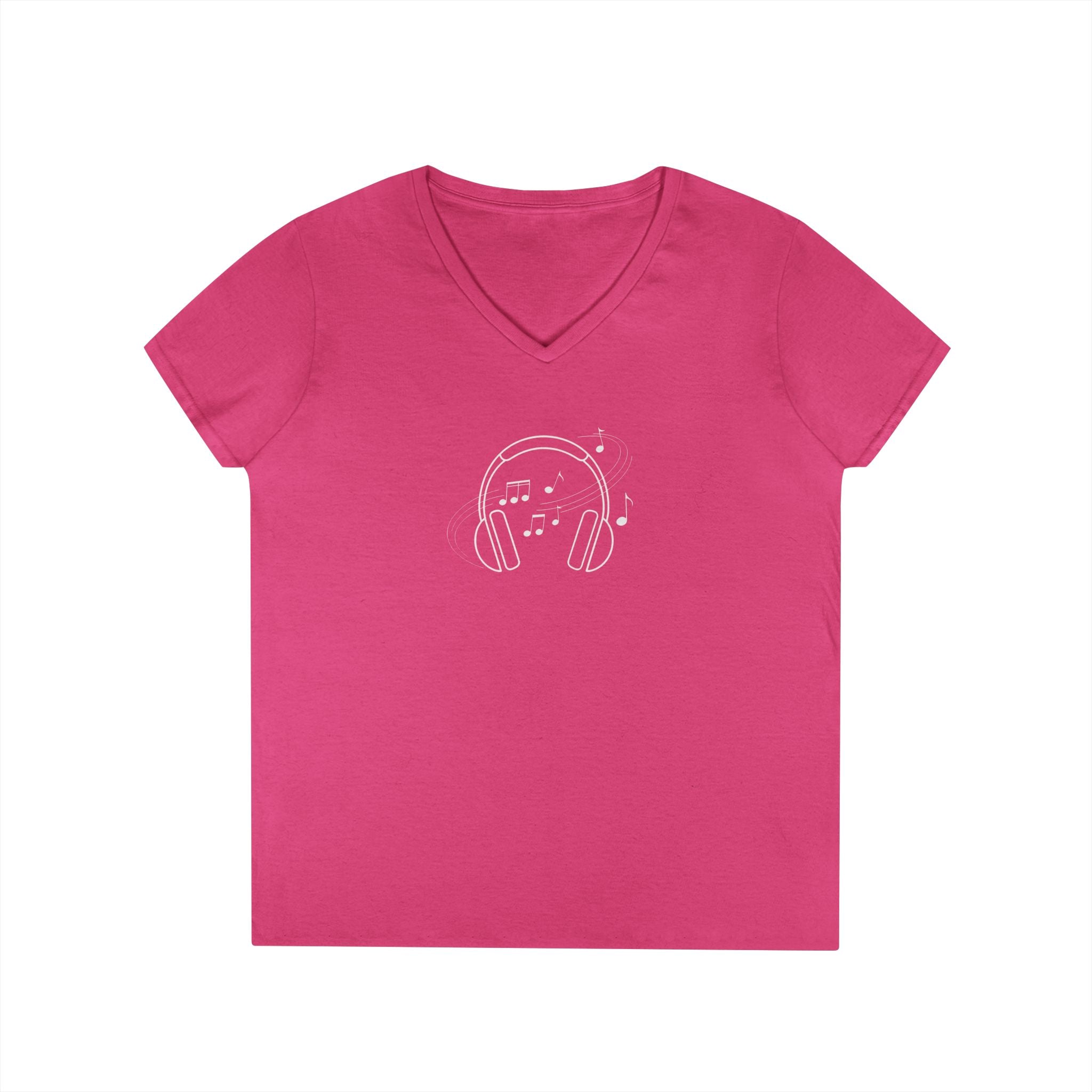 Music Headphones V-Neck