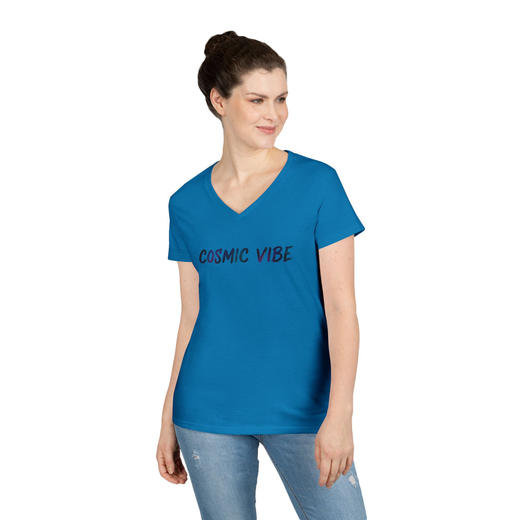 Brush Logo  V-Neck