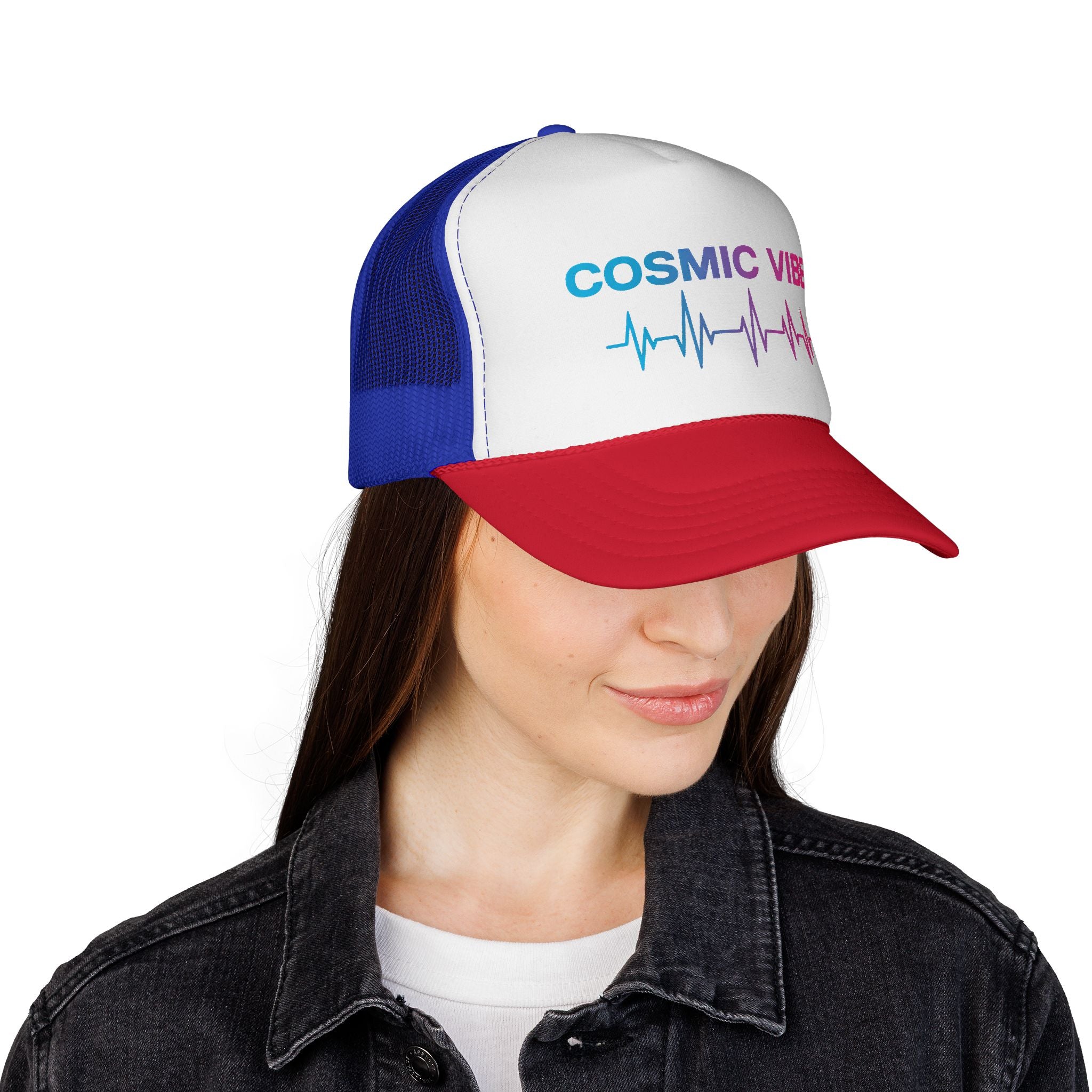Cosmic Wave Trucker Cap