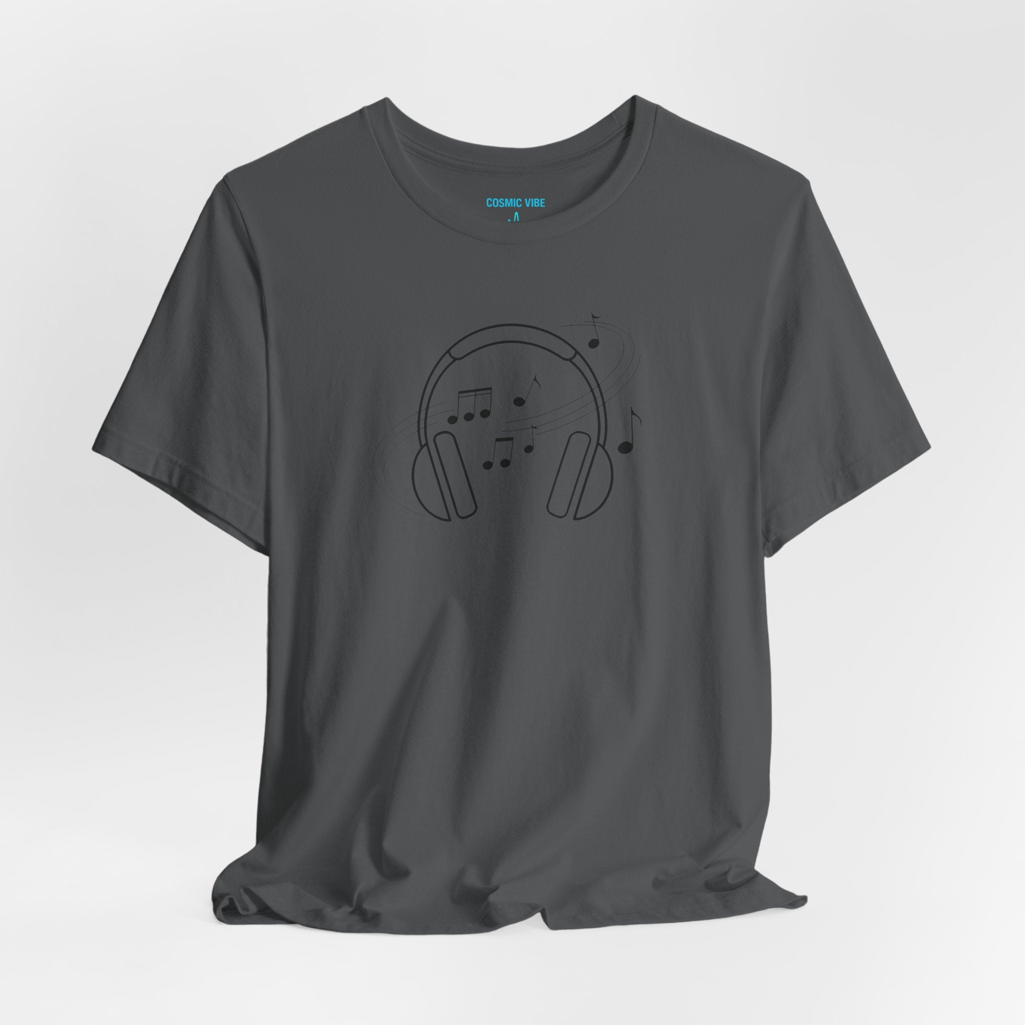 Music Headphones black logo