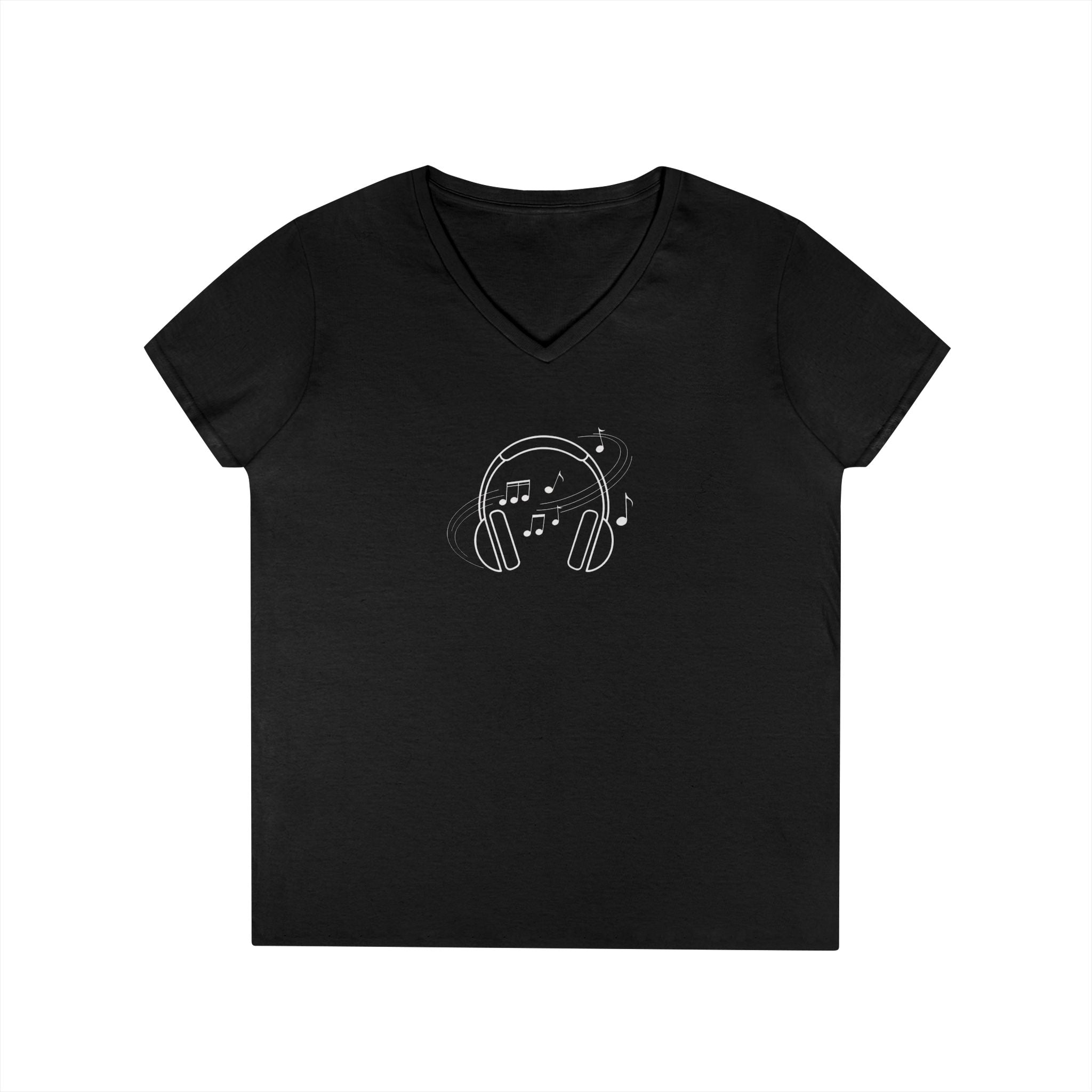 Music Headphones V-Neck