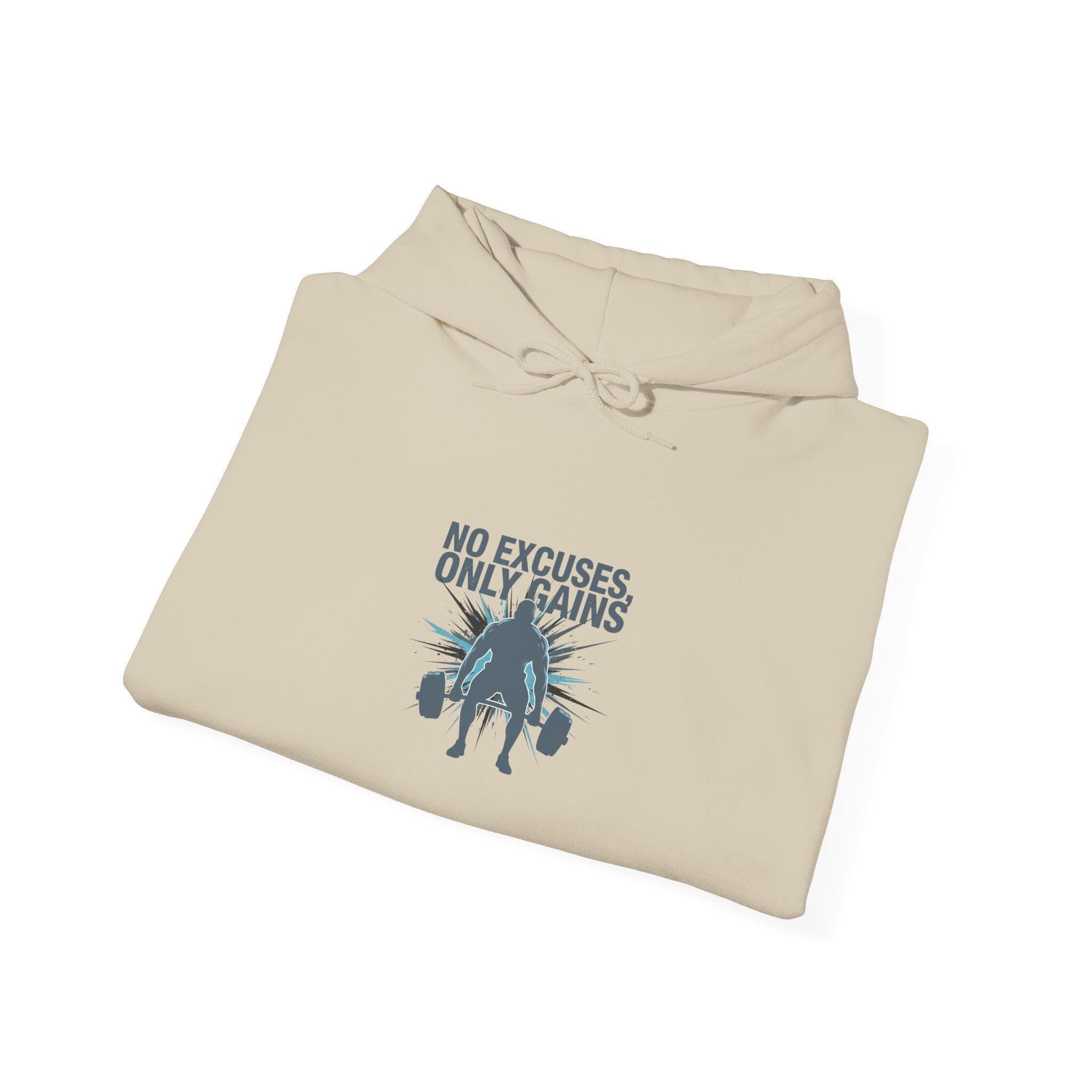 No Excuses Only Gains Hooded