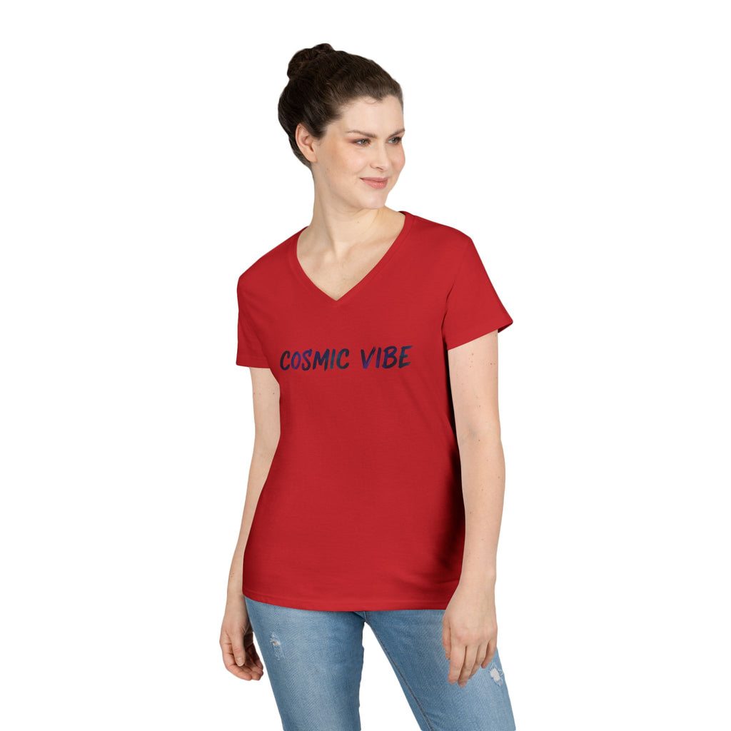 Brush Logo  V-Neck