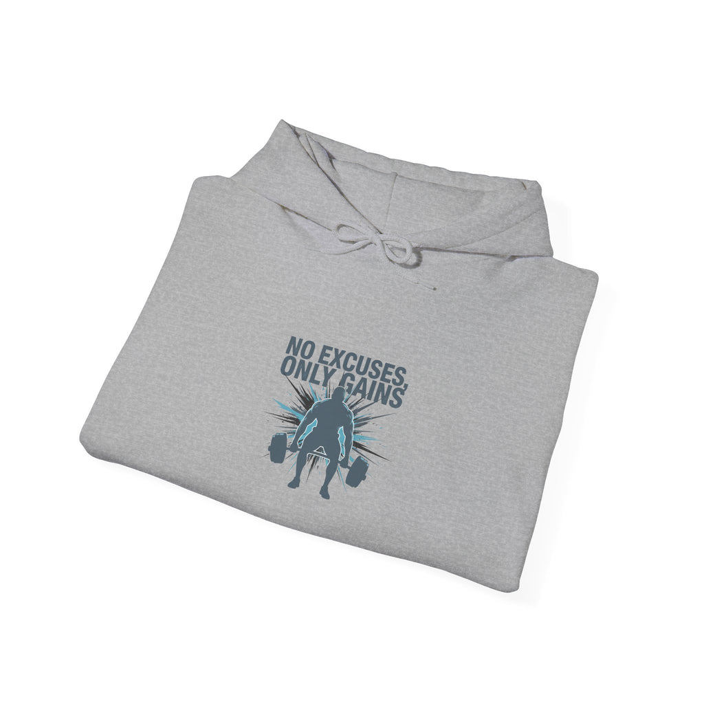No Excuses Only Gains Hooded