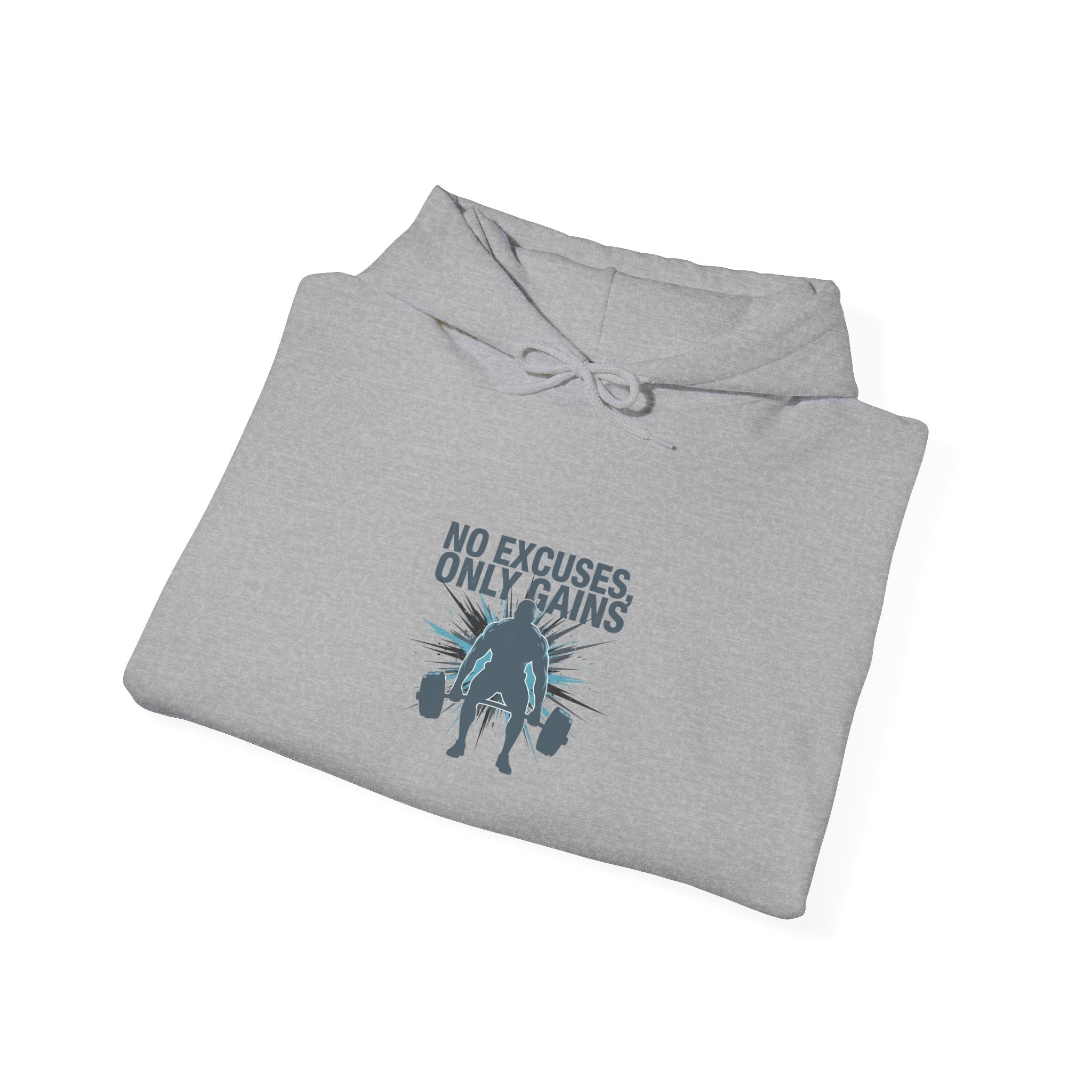 No Excuses Only Gains Hooded